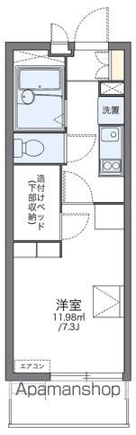 レオパレスディアコートFの間取り写真