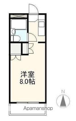ヴィラ昭和町[1K/23.94m2]の間取図