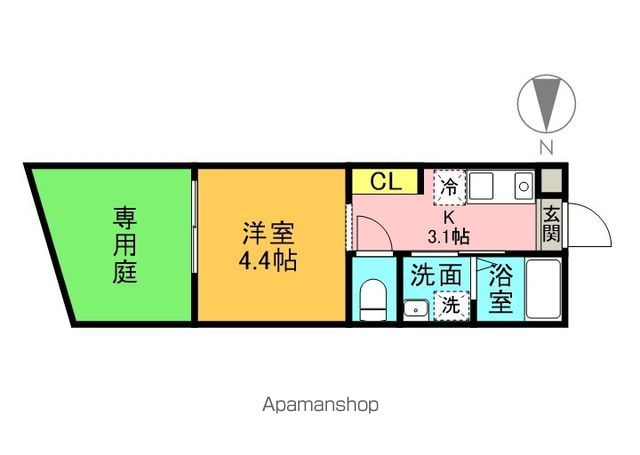 【ゲレンデヴァーゲン森松の間取り】