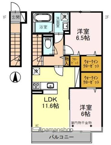 ファミールの間取り写真