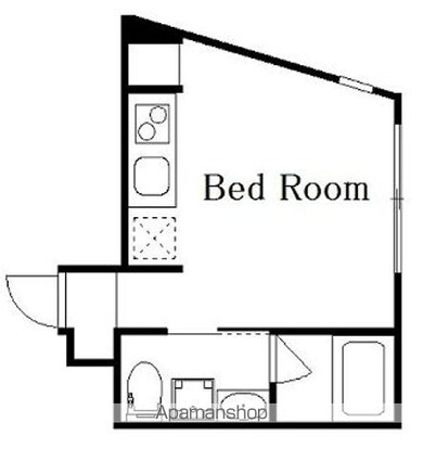 Ｄｅｃｏｒ　Ｂｌｏｃｃｏ　Ｏｙａｍａ　Ｄｕｅ[1R/20.07m2]の間取図