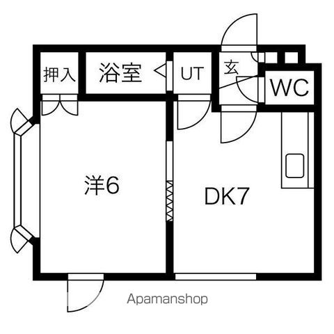ヴィブレ北20条の間取り写真