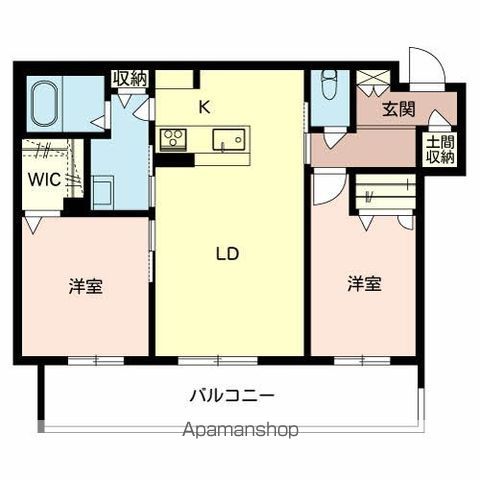 ALBERGO三国ヶ丘の間取り写真