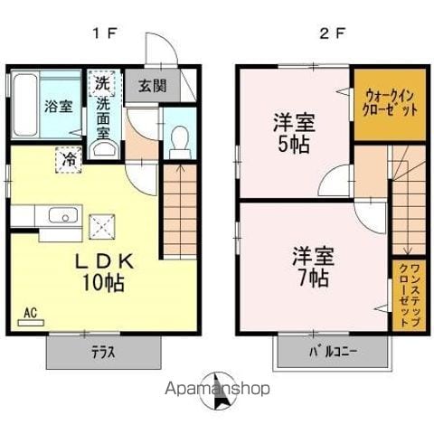 ベルシアンIIの間取り写真