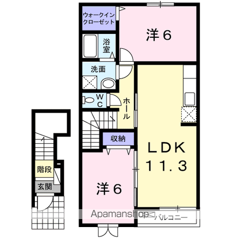 【パティオ　Ⅱの間取り】