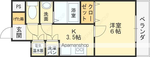 CITY SPIRE平野の間取り写真