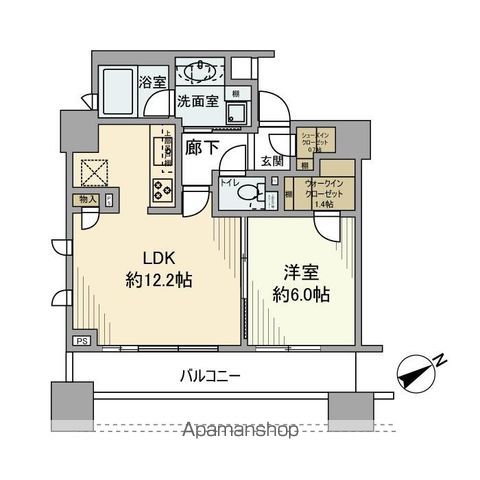 シティタワー横濱の間取り