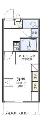 レオパレスCARTIER勅使Kの間取り写真