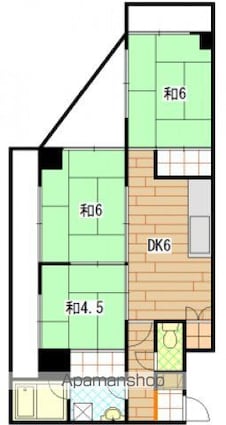 新中広ビル[3DK/51.23m2]の間取図