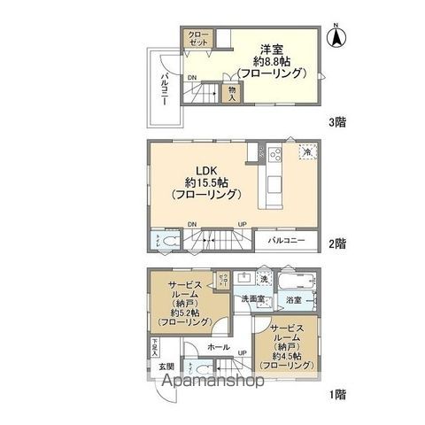 【ＫＯＬＥＴ府中西府０７の間取り】