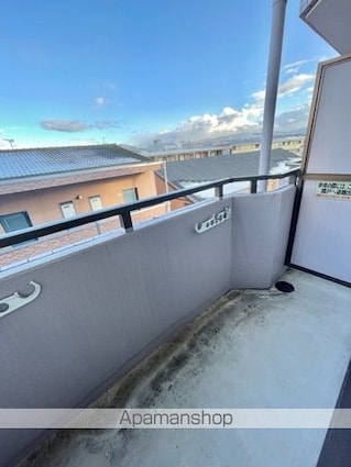 滋賀県大津市大将軍２丁目[1K/23.78m2]のバルコニー