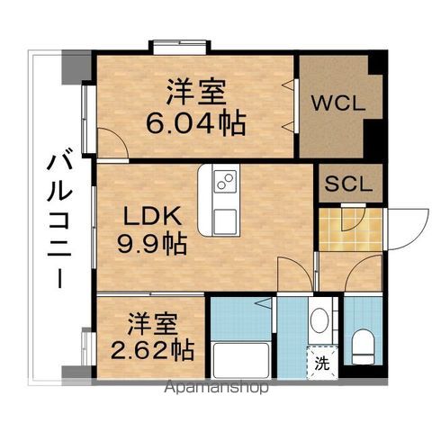 Ｍ　ＤＥＶＥＬＯＰＥＤ　ＣＯＲＥⅢ（エムビルデベロップコアⅢ）の間取り