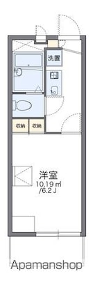 レオパレスＨＡＰＰＹ森之宮[1K/19.87m2]の間取図