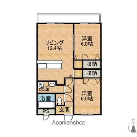 【神栖市平泉のマンションの間取り】