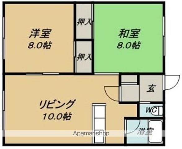 シティーハウス15の間取り写真