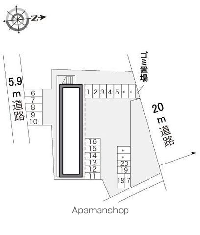 レオパレス伊勢 206 ｜ 山梨県甲府市伊勢４丁目23-12（賃貸アパート1K・2階・23.18㎡） その12