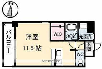 アーバン　ドエル[1R/34.48m2]の間取図