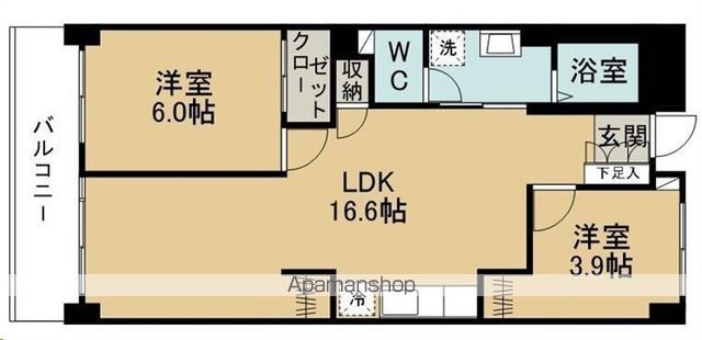 ピースフル東仙台の間取り写真