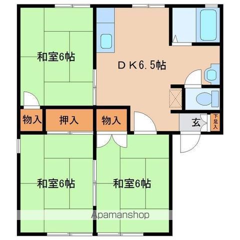 ハイツ相沢の間取り写真