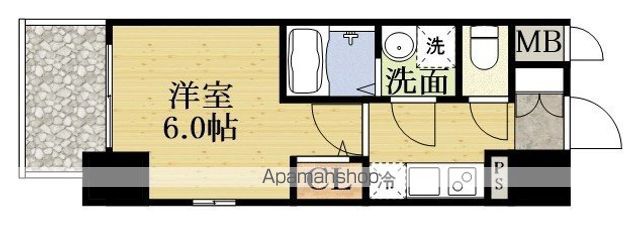 エスリード新大阪ザ・プレミアWESTの間取り写真