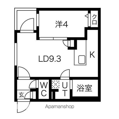アルファスクエア西28の間取り写真