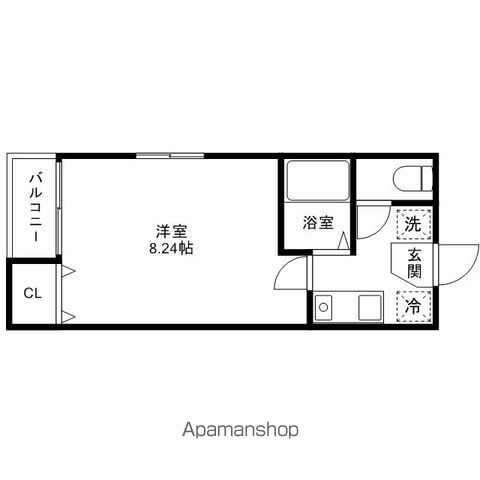 【福岡市南区大楠のアパートの間取り】