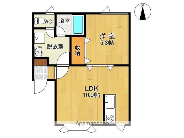 帯広市 2階建 築30年の間取り写真