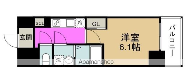 エスリードレジデンス大阪福島サウスフラッツの間取り写真