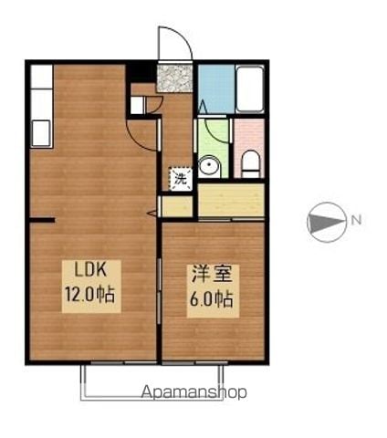 パナハイツ八本松の間取り写真