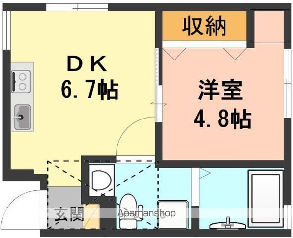 APARTMENT藤の間取り写真