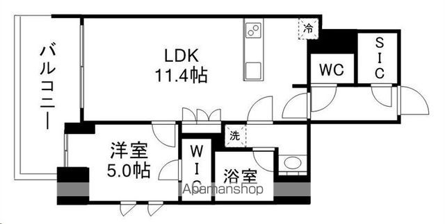 シーズンフラッツ青葉通一番町の間取り写真