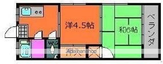 コーポ迫の間取り写真