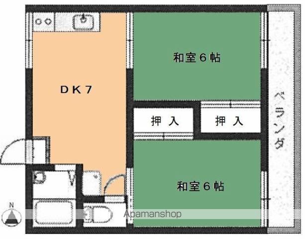 清水コーポの間取り写真