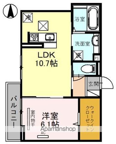 DーROOM塚口町の間取り写真