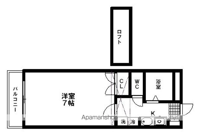 クリスタルパレス弐番館の間取り写真
