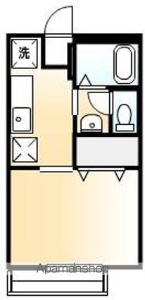 サンライフかもまえ[1K/23.77m2]の間取図