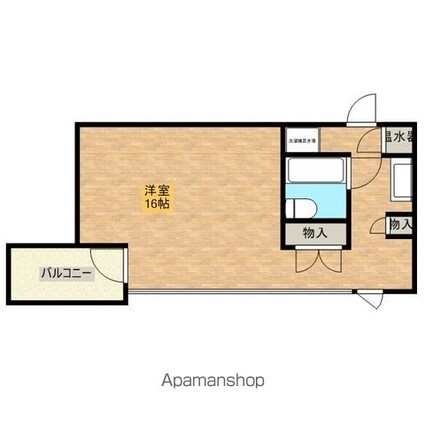 ハウス・エプタ[1R/39.28m2]の間取図