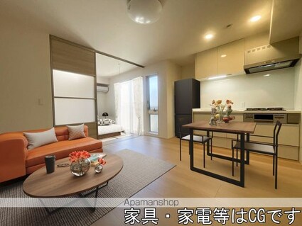 Ｄーｇｒａｃｅ秋月[1LDK/40.17m2]のリビング・居間