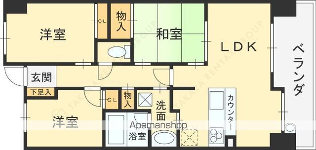 レジディア都島Iの間取り写真