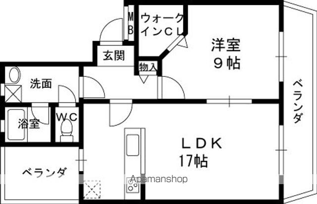 GRAND岡山手の間取り写真