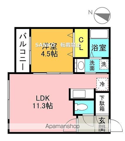 RIRUJYU HOKUDAIMAEの間取り写真