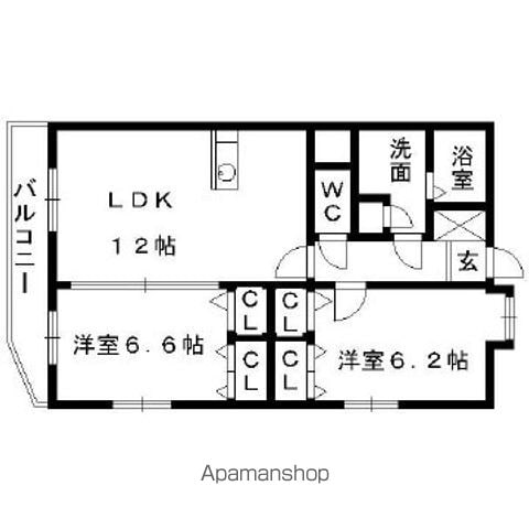 デューク筑紫野の間取り