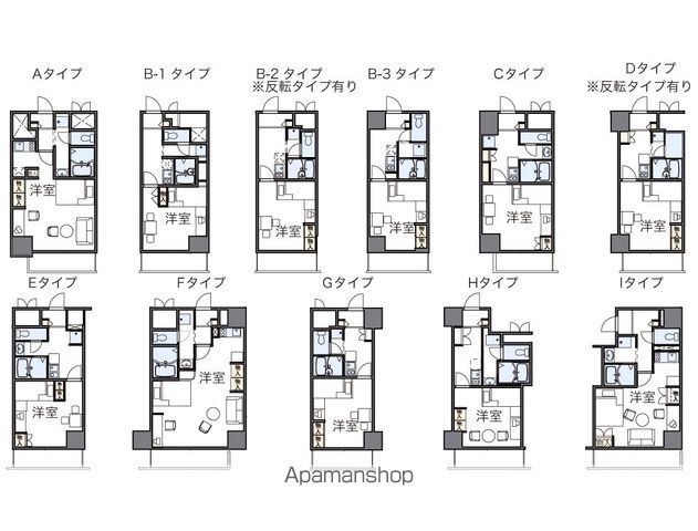 レオパレスFLAT新栄の間取り写真