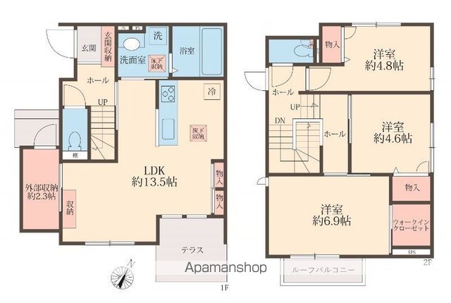 detached 埼玉県吉川市美南２丁目1-9(A)､1-21(B)

地図を見る