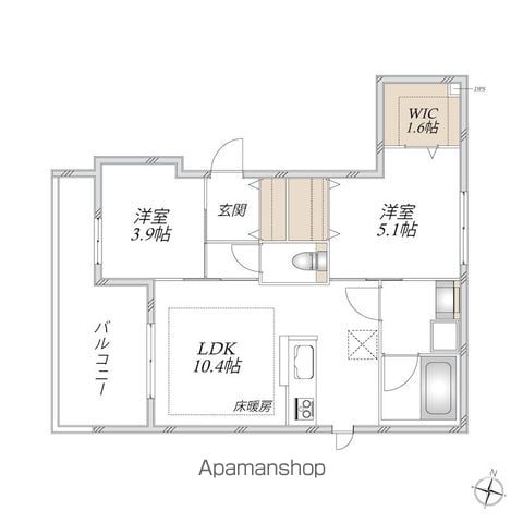 仮)祖師谷3丁目メゾンの間取り写真