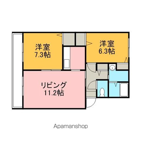 パークハイツIの間取り写真