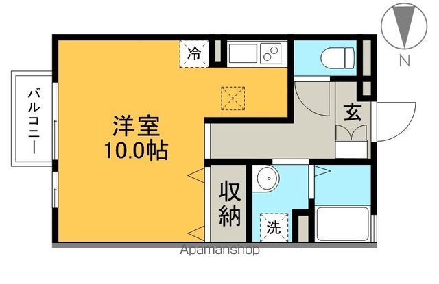 輝パレスの間取り写真