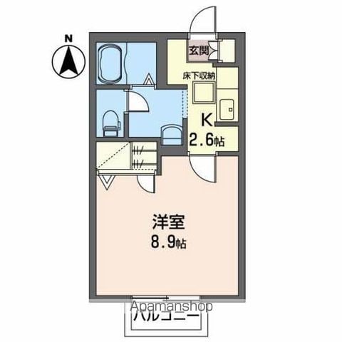 シャーメゾン砂押南の間取り写真