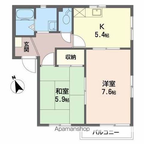フレグランスアクローンの間取り写真