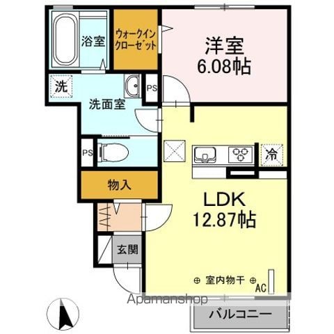 サンハウス梅津の間取り写真